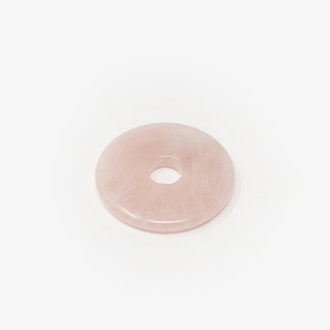 Rose Quartz Donut Pendant