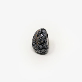 Snowflake Obsidian Drilled Tumbled Pendant