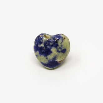 Sodalite Drilled Heart Pendant