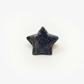 Sodalite Drilled Star Pendant