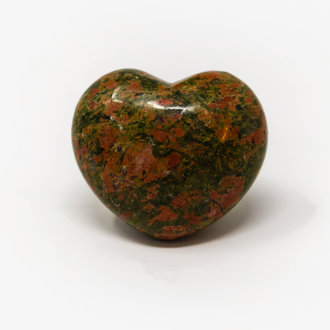 Unakite Heart - Medium