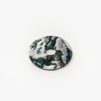 Tree Agate Donut Pendant