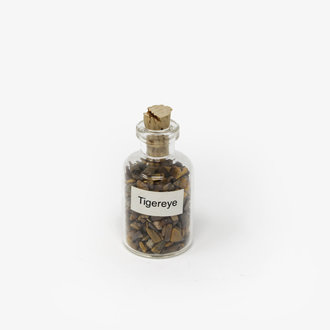 Tiger's Eye Gemstone Chip Bottle