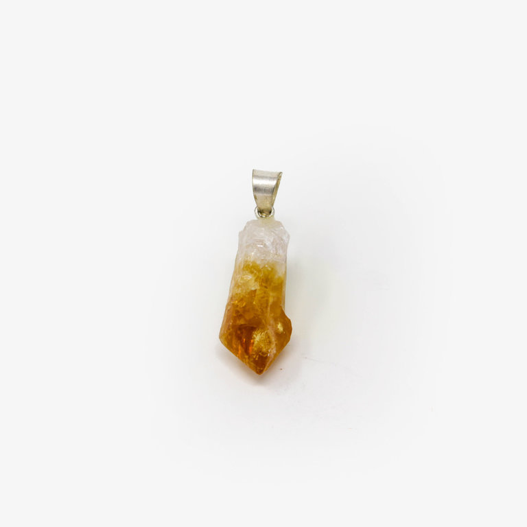 Citrine Point Pendant