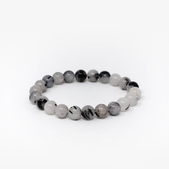 Tourmalinated Quartz  Power Bracelet