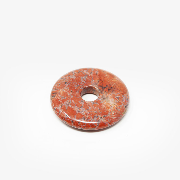 Red Jasper Donut Pendant