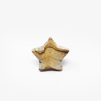 Picture Jasper Drilled Star Pendant