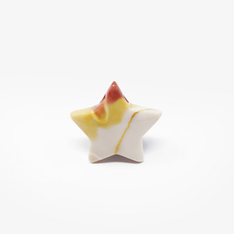 Mookaite Jasper Drilled Star Pendant