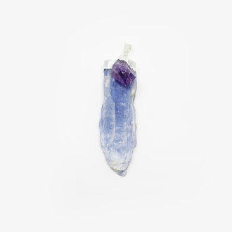 Kyanite Pendant W/ Amethyst