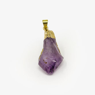 Amethyst Gold Plated Pendant
