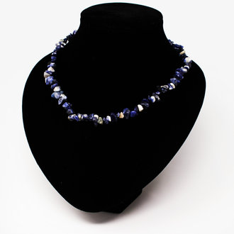 Sodalite Gem Chip Necklace