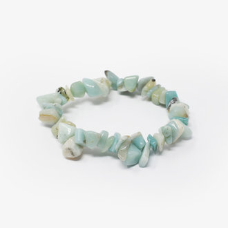 Amazonite Chip Bracelet Large