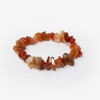 Carnelian Chip Bracelet Large