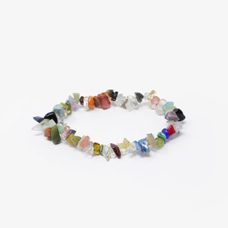 Mixed Gemstone Chip Bracelet Small