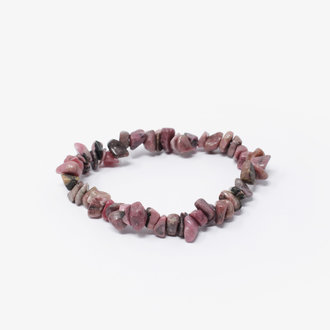 Rhodonite Chip Bracelet Small