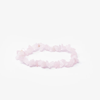 Rose Quartz Chip Bracelet Small
