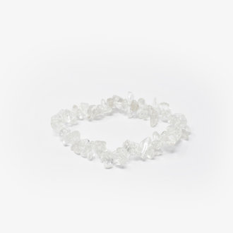 Clear Quartz Chip Bracelet Small