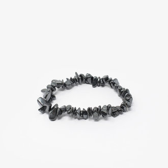 Hematite Chip Bracelet Small