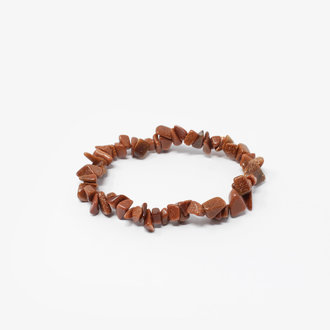 Goldstone Chip Bracelet Small