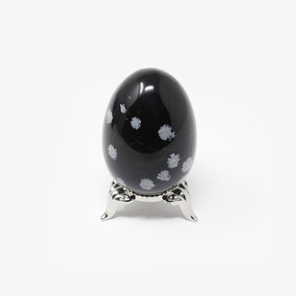 Snowflake Obsidian Egg