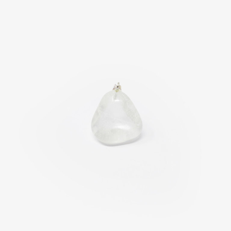 Clear Quartz Tumbled Pendant