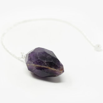 Amethyst Teardrop Pendulum