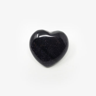 Blue Goldstone Heart - Small