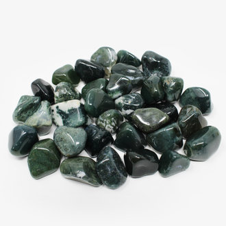 Moss Agate Tumbled