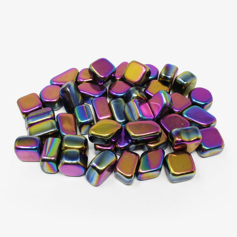 Rainbow Hematite Tumbled