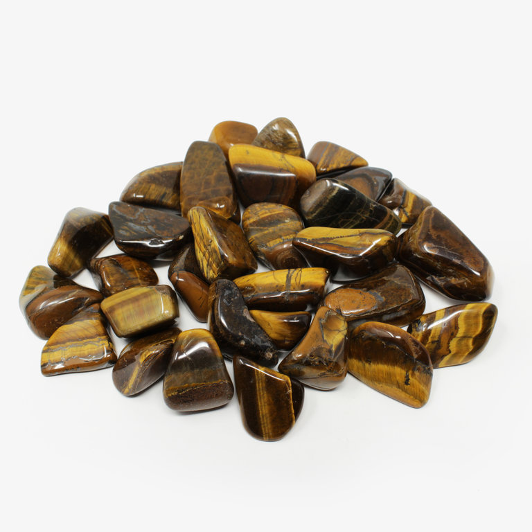 Tigers Eye Tumbed Tumbled