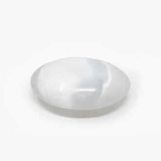 Selenite Palm Stone