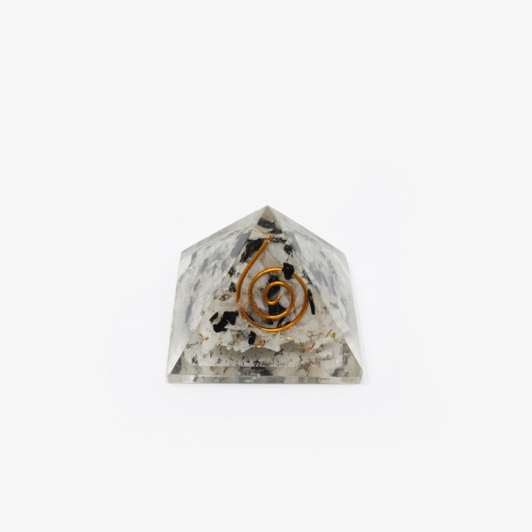 Rainbow Moonstone Orgone Pyramid - Small