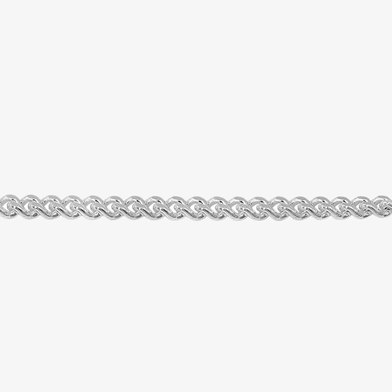 Silver Chain - Curb Style