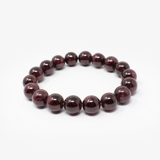 Garnet Power Bracelet - 12MM