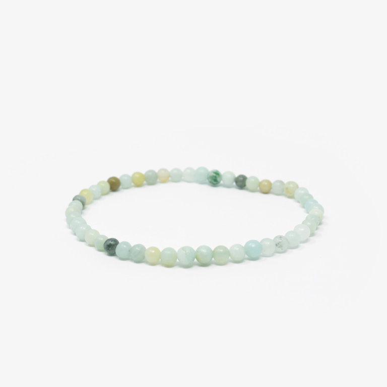 Amazonite Bead Bracelet - 4MM