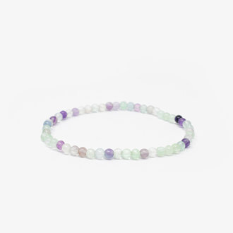 Fluorite Bead Bracelet - 4MM