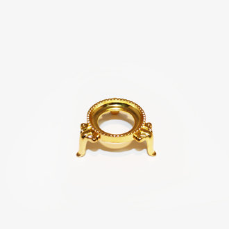 Gold Round Stand - Medium