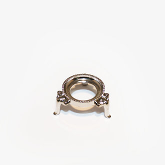 Silver Round Stand - Medium