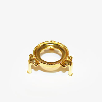 Gold Round Stand - Large