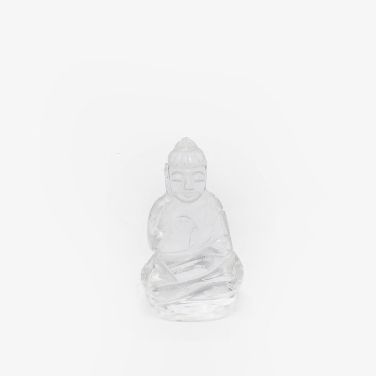 Clear Quartz Buddha