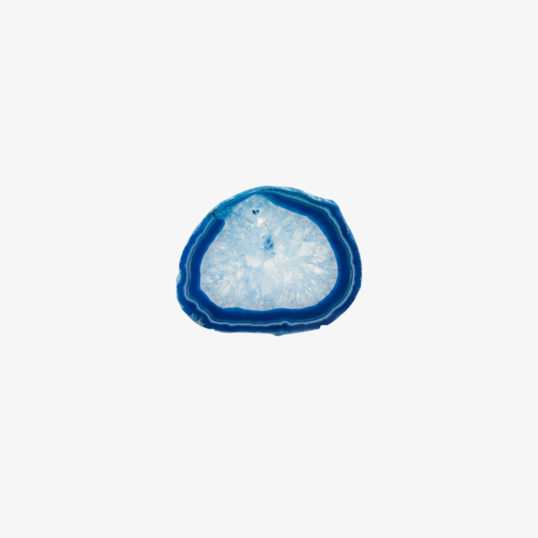 Agate Slice - Blue