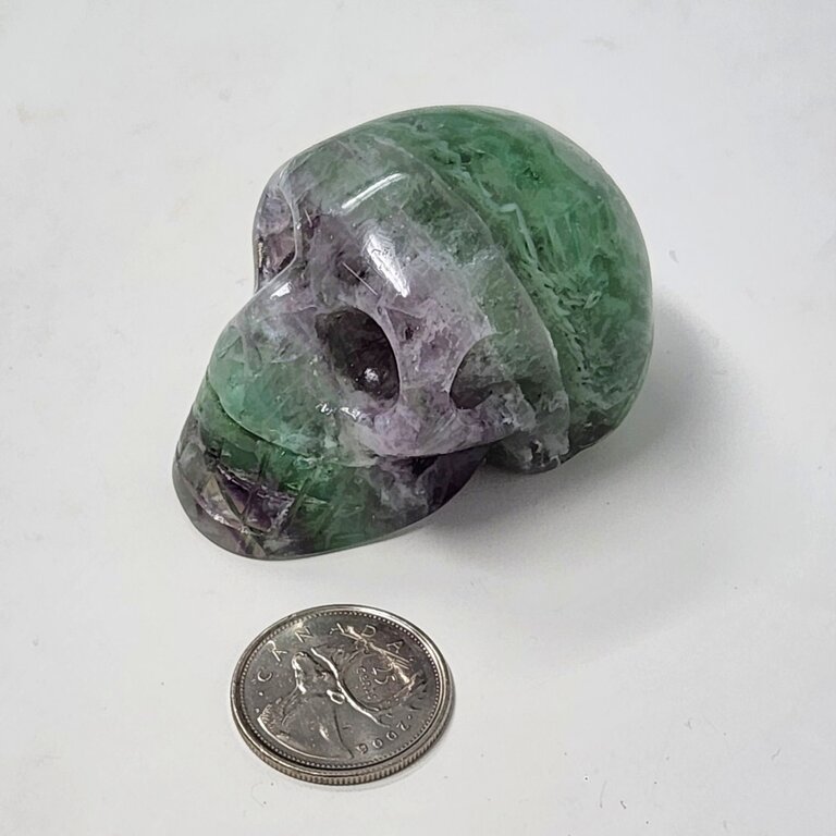 Fluorite Skull