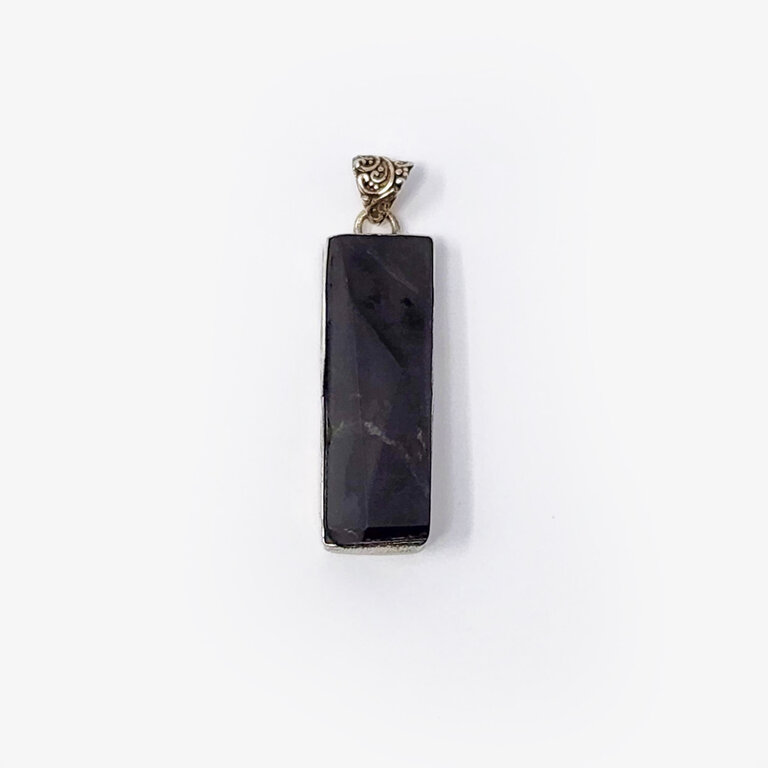 Shungite Sterling Silver Pendant