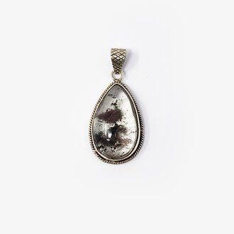 Galaxy Quartz Sterling Silver Pendant