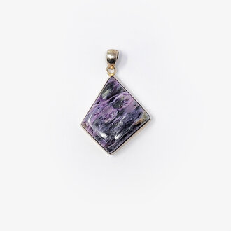 Charoite Sterling Silver Pendant