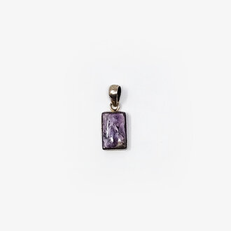 Charoite Sterling Silver Pendant