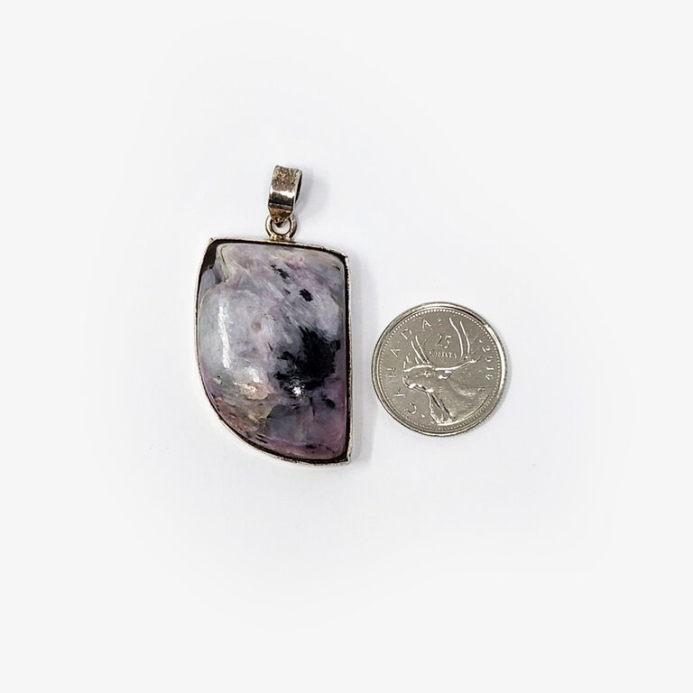 Charoite Sterling Silver Pendant