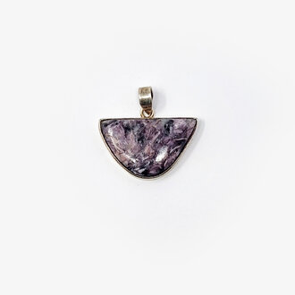 Charoite Sterling Silver Pendant