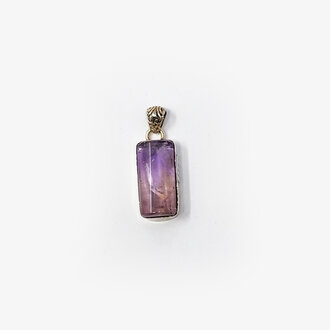 Amethyst Sterling Silver Pendant