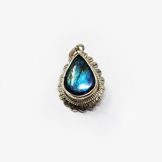 Labradorite Sterling Silver Pendant